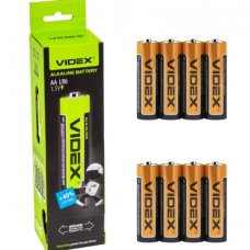 / Батарейка VIDEX LR6 / AA 4pcs SHRINK CARD new