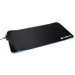 Килимок комп'ютерний Hölmer GMP-02RGB текстиль 800 х 300 мм з підсвіткою чорний