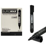 Маркер перманентний чорний BUROMAX BM8703-01 Jobmax 2-4 мм