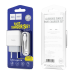 Зарядний пристрій з кабелем USB/Type-C 1 м HOCO C72A Glorious 2.1 А білий
