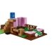 Конструктор Minecraft 68003 Дім-свиня 490 деталей