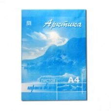 / Белый картон А4 8 листов "Коленкор"