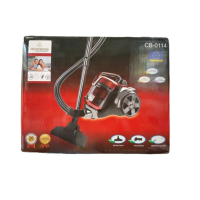 Пилосос контейнерний Crownberg CB-0114 для сухого прибирання 3000 Вт чорний з червоним new