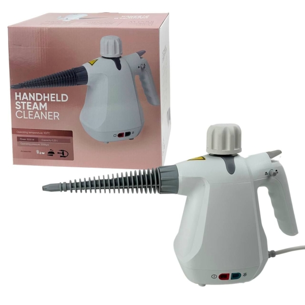 Пароочисник ручний Steam Cleaner DF-958 1000 Вт білий