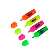 / Набор маркер "BuroMAX" 8904-84 текст. неон (4шт)