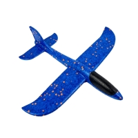 Іграшковий літак пінопласт 23 см синій