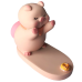 Тримач для гаджетів настільний Funny Piggy Up пластик рожевий