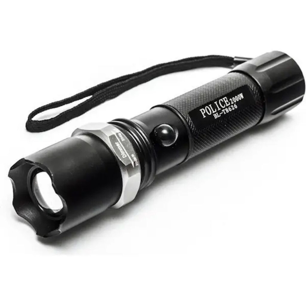 / Ліхтар-ручний акумуляторний Bailong BL-T8626-XPE-S з power bank чорний