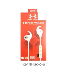/ Бездротові навушники для спорту Bluetooth Under Armour MS-608 білий
