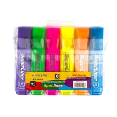 Набір маркерів текстових 6 шт Super Liner XY-102-6 Highlighting 1-5 мм