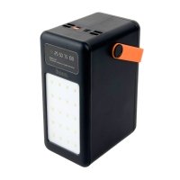 Універсальна мобільна батарея 120000 mAh Hoco DB120 Prometheus 22.5 W повербанк з дисплеєм чорний