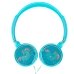 Навушники дитячі дротові накладні Єдиноріг TANGKA TK-21 AUX з мікрофоном блакитний Навушники дитячі дротові накладні Єдиноріг TANGKA TK-21 AUX з мікрофоном блакитний