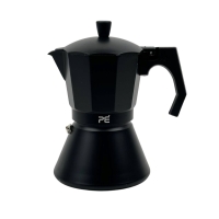 Кавоварка гейзерна алюмінієва Empire EM-6610 Блек V 500 мл чорний