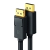Відеокабель DP/DP 1 м Ugreen DP102 чорний Відеокабель DP/DP 1 м Ugreen DP102 чорний