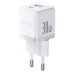 Зарядний пристрій з кабелем Type-C+USB/Type-C 1 м Baseus Palm Fast Charger 30 W 12 V 2.5 А білий