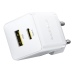 Зарядний пристрій з кабелем Type-C+USB/Type-C 1 м Baseus Palm Fast Charger 30 W 12 V 2.5 А білий