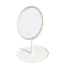 Дзеркало косметичне настільне з підсвіткою LED Makeup Mirror білий