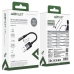 Аудіокабель USB/3.5 мм AUX 0.15 м Acefast J13 чорний