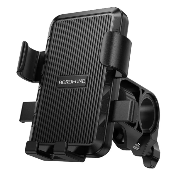 Тримач для гаджетів на велосипед Borofone BH137 Knight пластик чорний