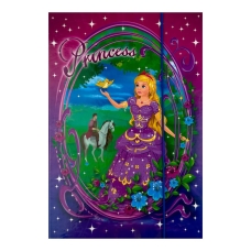 Папка для праці А4 KIDIS Princess на гумці картон фіолетовий