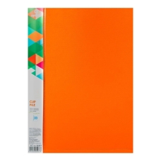 Папка з притиском А4 Optima 31277 Clip пластик помаранчевий