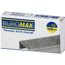 Скоби для степлера №10/55 BUROMAX Люкс BM4411 1000 шт сріблястий