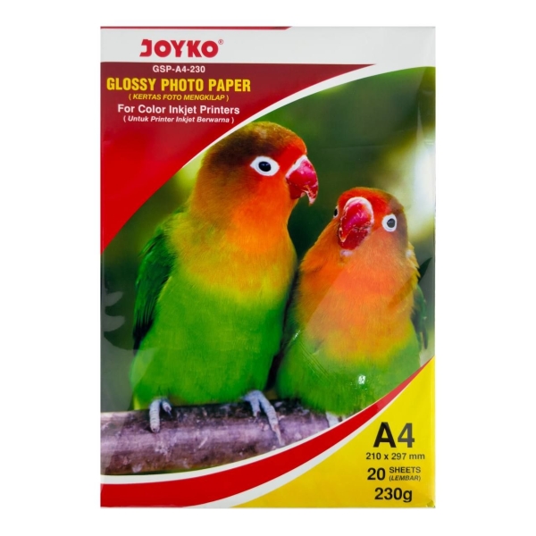 Фотопапір глянцевий 20 шт А4 Joyko GSP-230