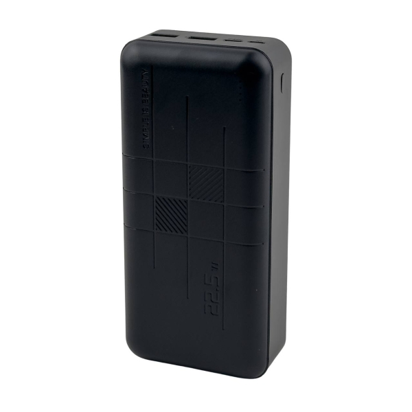 Універсальна мобільна батарея 30000 mAh XO PR189 22.5 W повербанк чорний