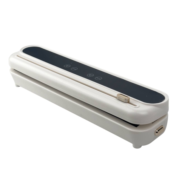 Вакуумний пакувальник Vacuum Sealer HB-509 з ножем 120 Вт білий