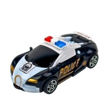 Робот-трансформер Police 715-1 12 см білий з чорним