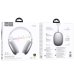Навушники бездротові накладні HOCO W65 Happy Bluetooth сріблястий