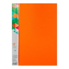 Папка з притиском А4 Optima 31277 Clip пластик помаранчевий