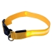 Нашийник текстильний з підсвіткою для собак L 50 см від батарейки жовтий