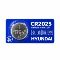 Батарейка кругла (таблетка) Hyundai CR2025 Blister 5 7019592 new