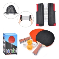 Ракетка MS 4175 (10шт) наб. для настільного тенісу, 2 ракетки 25,5см (наборна ручка, EVA+гума) new