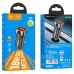 Автомобільний зарядний пристрій з кабелем USB/micro-USB HOCO Z46 18 W сірий