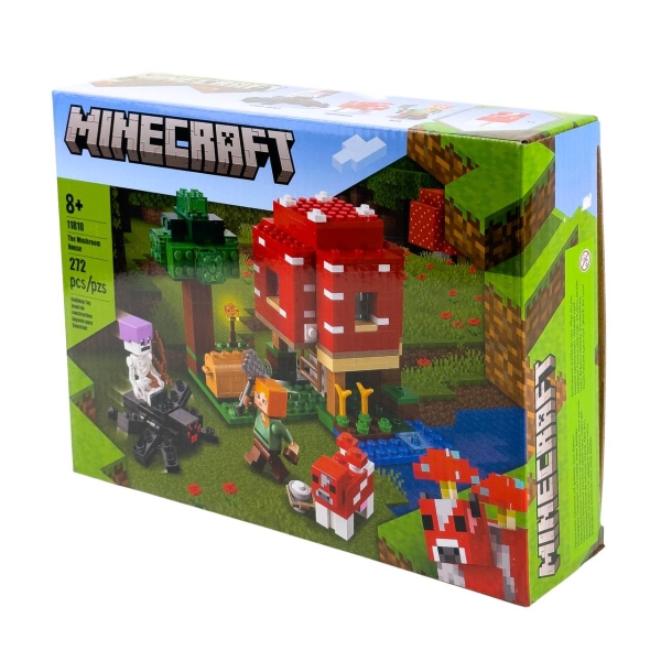 Конструктор Minecraft 11810 My World Грибний будинок 272 деталі
