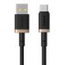 Кабель USB/Type-C 1 м Baseus Dura 60 Вт чорний з золотистим Кабель USB/Type-C 1 м Baseus Dura 60 Вт чорний з золотистим
