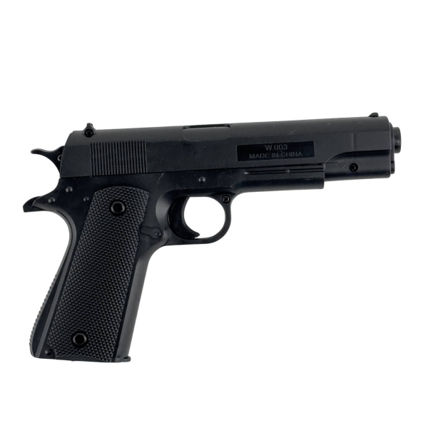 Дитячий пістолет W003-1 з кулями 18.5 см чорний