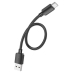 Кабель USB/Type-C 0.25 м Hoco X96 Hyper 27 Вт 3 A чорний