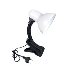 Настільна лампа LED X1-194 на прищіпці Е27 від мережі білий