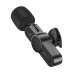 Мікрофон динамічний петличний BOROFONE BFK12 Trophy Type-C для смартфона Bluetooth чорний