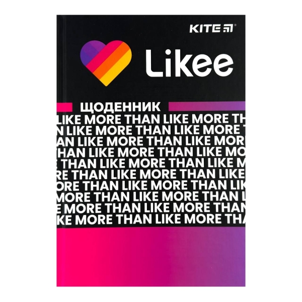Щоденник учнівський 48 аркушів В5 Kite LK22-262 Likee тверда обкладинка різнобарвний