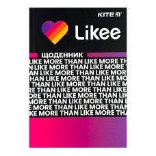 Щоденник учнівський 48 аркушів В5 Kite LK22-262 Likee тверда обкладинка різнобарвний