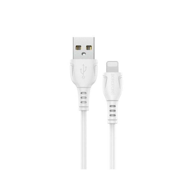 Кабель USB/Apple Lightning 1 м BOROFONE BX51 2.4 А білий