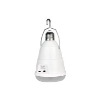 Ліхтар-лампа кемпінговий акумуляторний Bailong AP-3631 28 Вт на гачку з сонячною панеллю білий