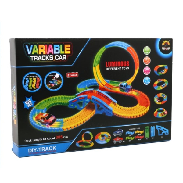 / Іграшка "Автомобільний трек", світиться у темряві GD-8156A NEW