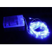 Світлодіодна гірлянда-нитка прозорий дріт 100 LED Magic Lights USB на батарейках 10 м синій