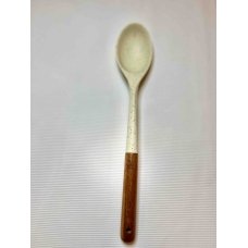 Ложка гарнірна силіконова Крем L 32 cм ( шт ) 3449 new