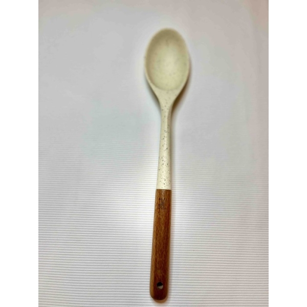 Ложка гарнірна силіконова Крем L 32 cм ( шт ) 3449 new